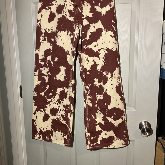 BDG Cow Print High Rise and Wide Leg Pants Size 26 - Picture 10 of 11